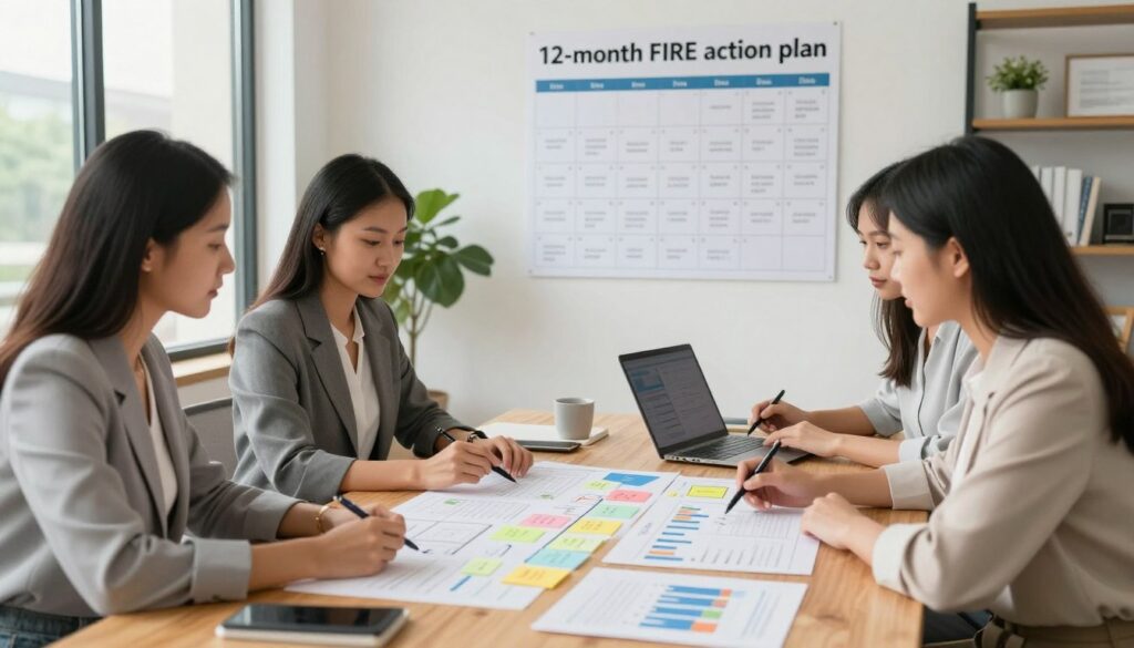 12-month FIRE action plan