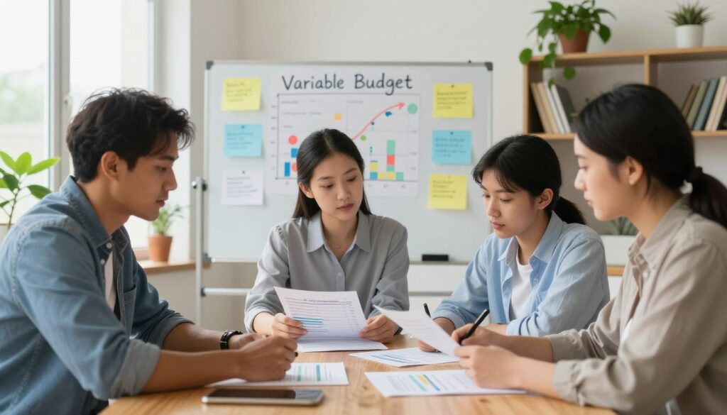 adapting a variable income budget