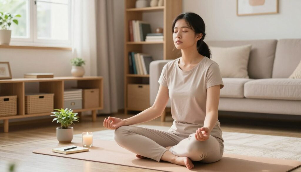 anxiety relief techniques for women at home