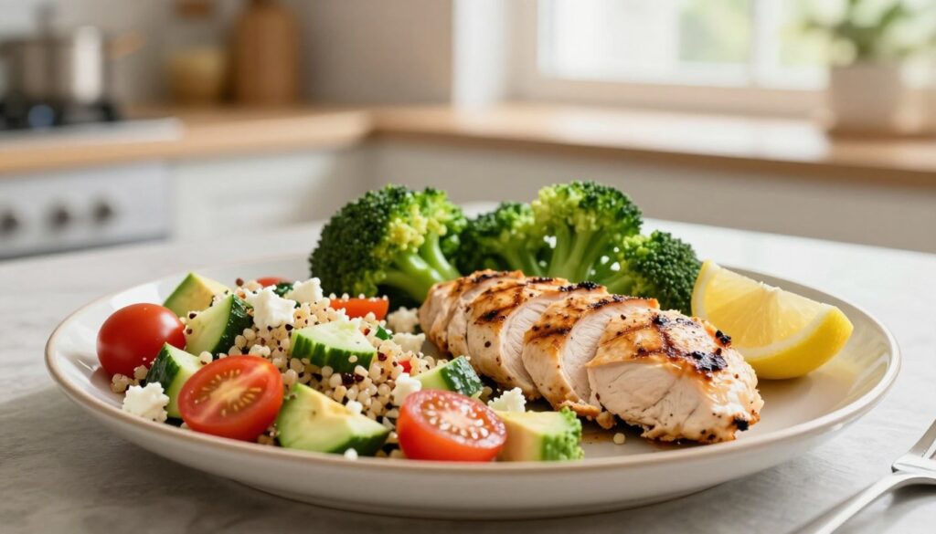 best diet for losing belly fat plate example