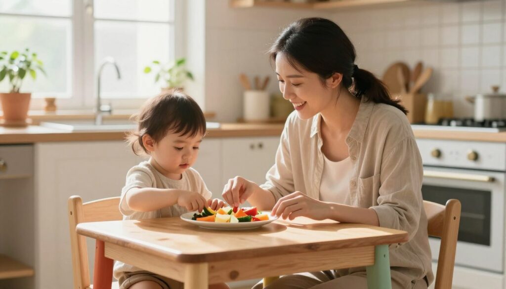 calm toddler mealtime routine