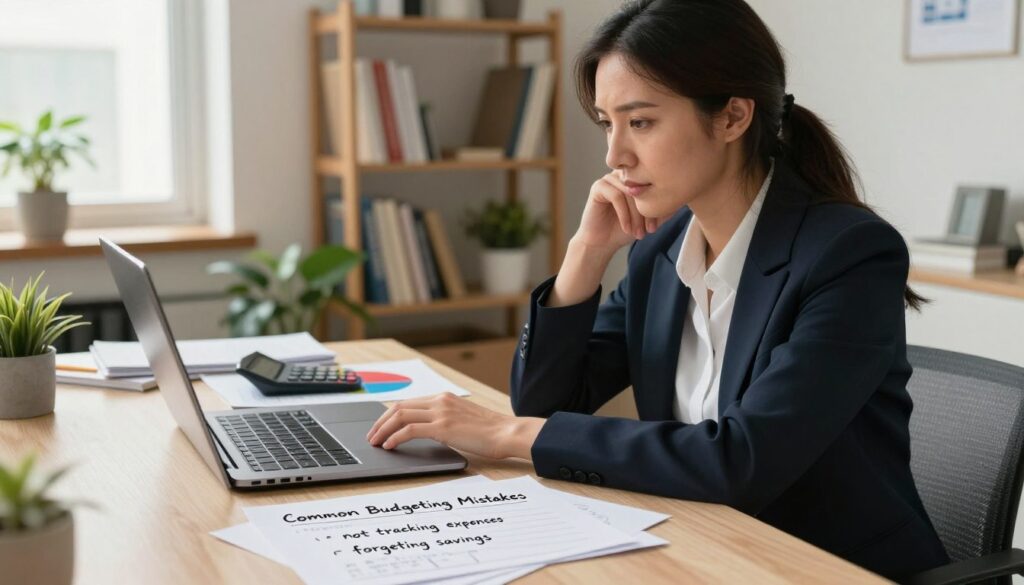 common budgeting mistakes for women managing finances