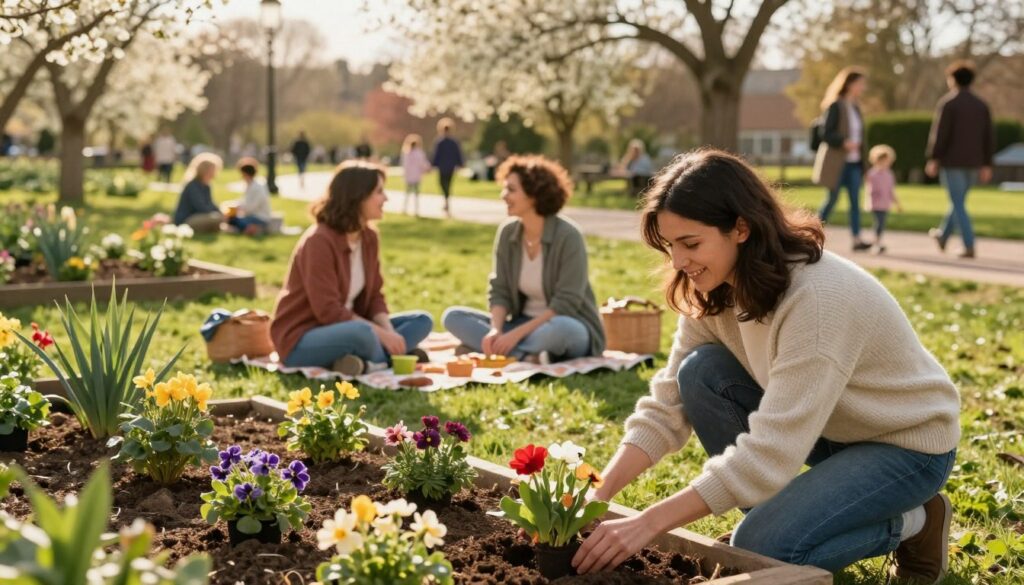 connecting with environment and community connecting with environment and community