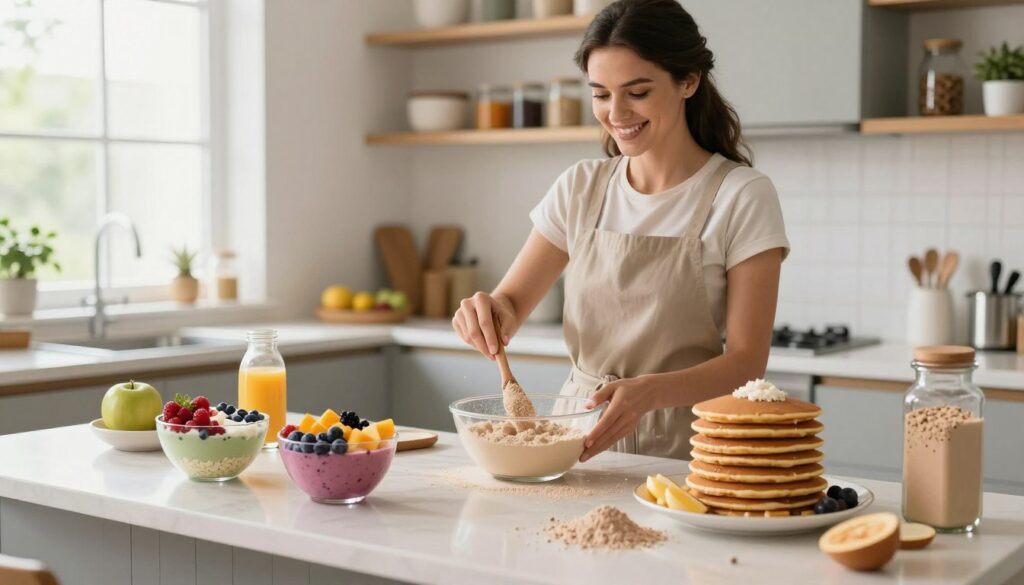 creative ways to use protein powder for women's lean muscle