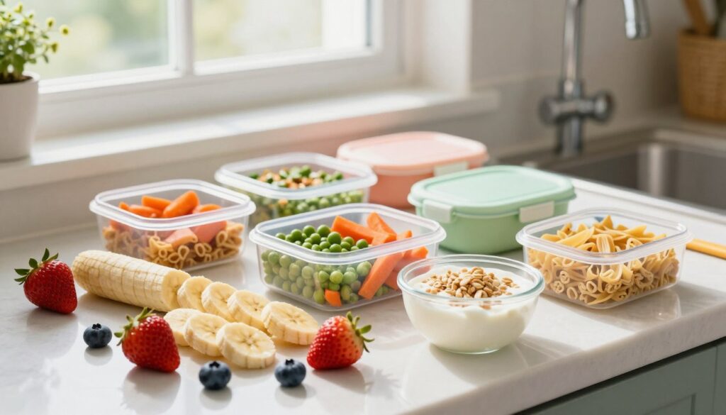 easy toddler meal prep components