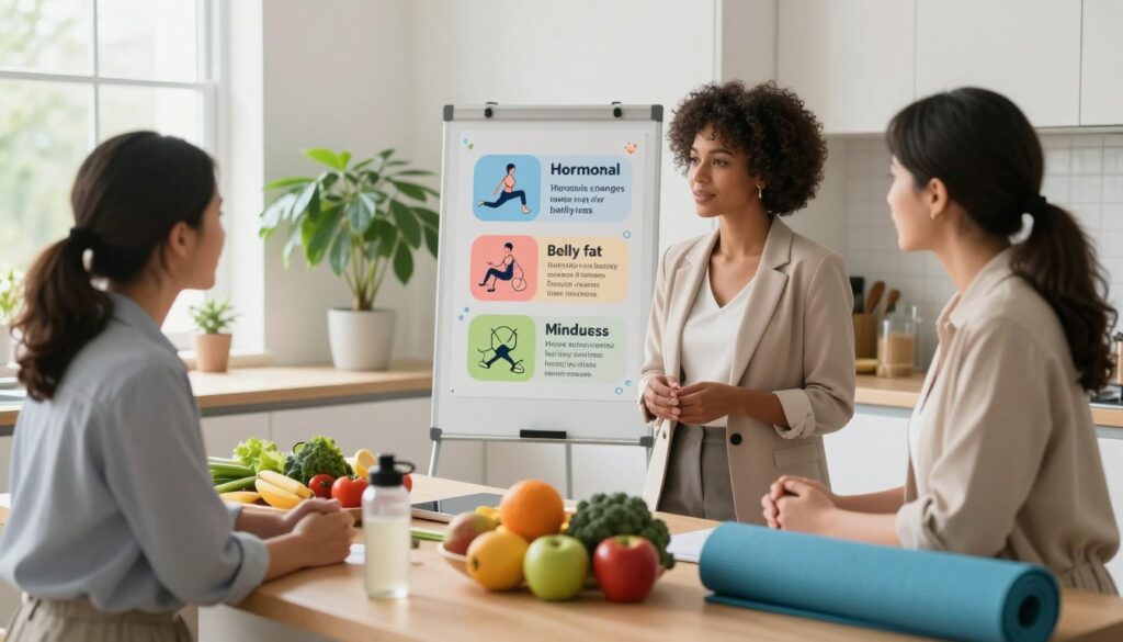 hormonal and lifestyle changes for reducing belly fat