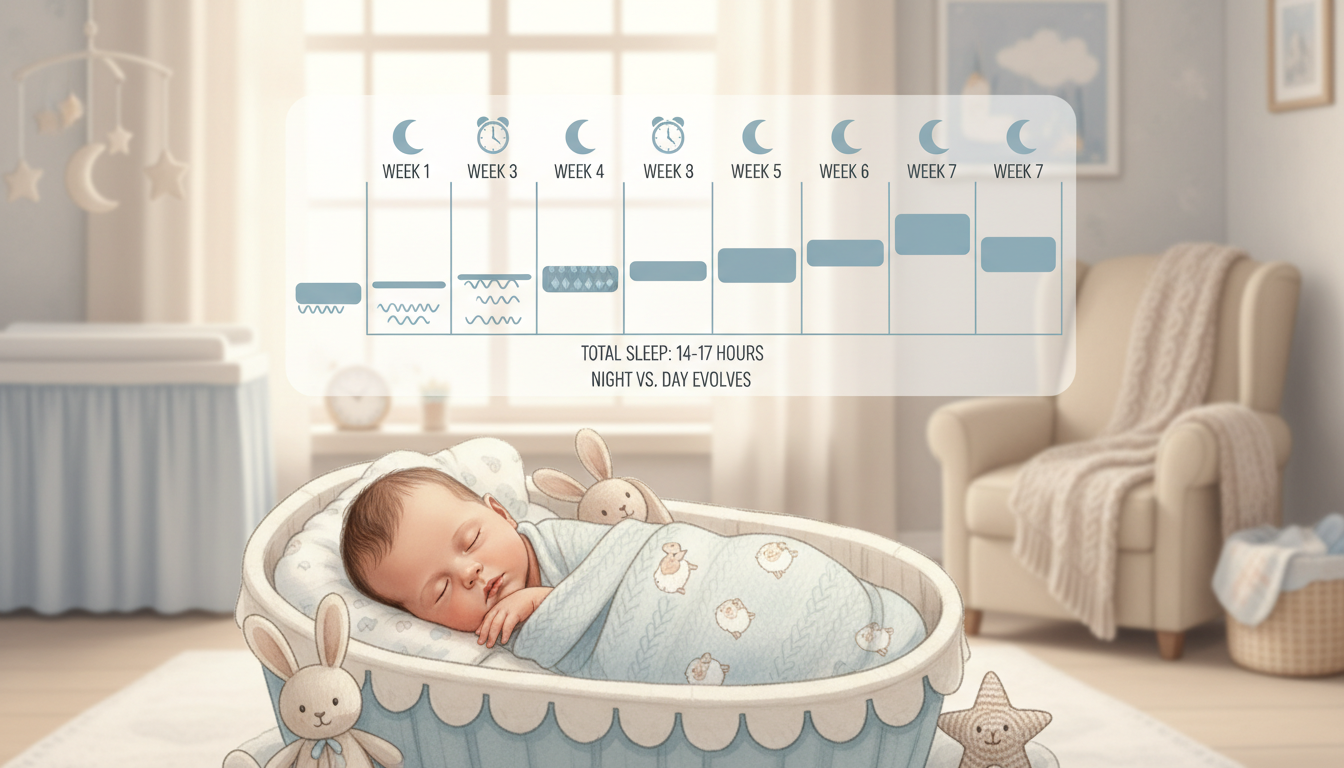 newborn sleep schedule week by week