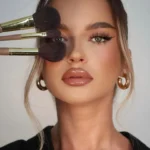 Teodora Elena applying branding marketing techniques as a makeup artist.