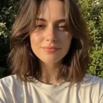 Brunette long bob hairstyles showcasing various chic styles and looks