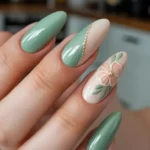 Chic spring nails with floral pastel designs for moms in 2026.