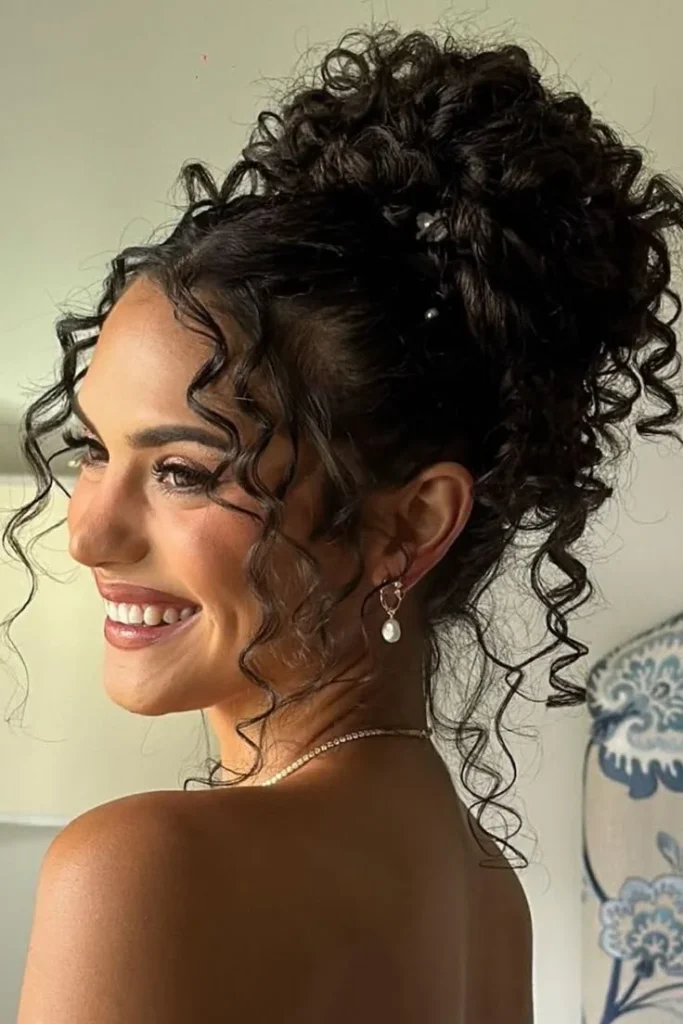 Elegant curly hair updos for practical and stylish looks