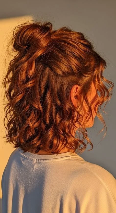 Collection of 17 curly hairstyles for short hair showcasing various flattering styles.