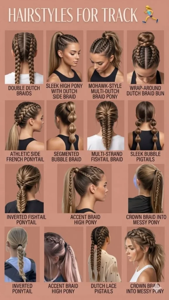 Cute and easy track hairstyles for 2026