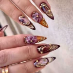 Fall nail designs ideas showcasing 43 cute styles for autumn.