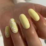 Beautiful yellow nail designs for a trendy summer look