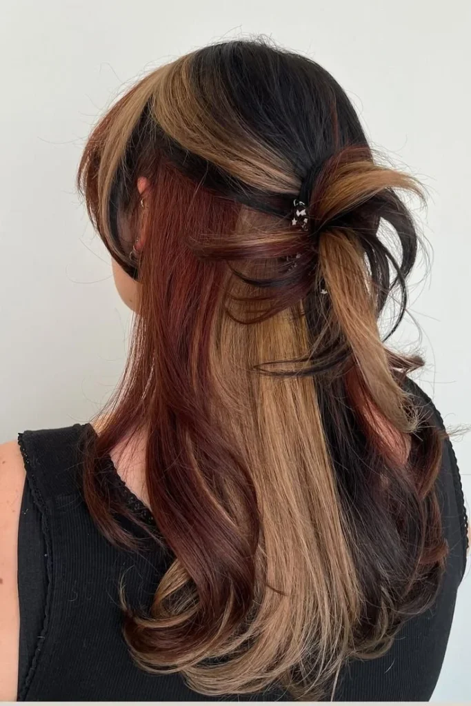 20 stunning options for calico hair color showcasing vibrant and stylish looks.