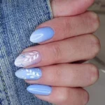 Stunning blue nails design showcasing creativity and style.