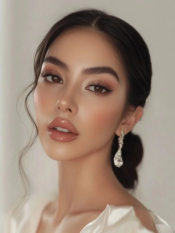 Natural glam bridal makeup showcasing 30 gorgeous styles for brides