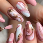 Creative pink nails design for a stylish manicure look