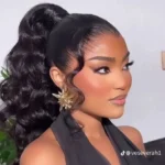 Elegant ponytail hairstyles for Black women showcasing various styles and textures.