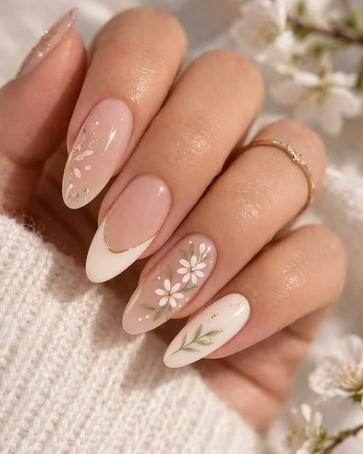 Colorful spring theme nails showcasing fresh designs for moms this weekend