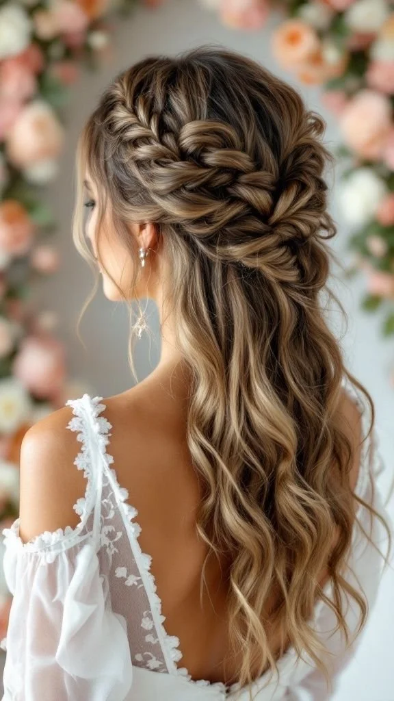 Stunning bridesmaid hairstyles featuring elegant braids for busy moms