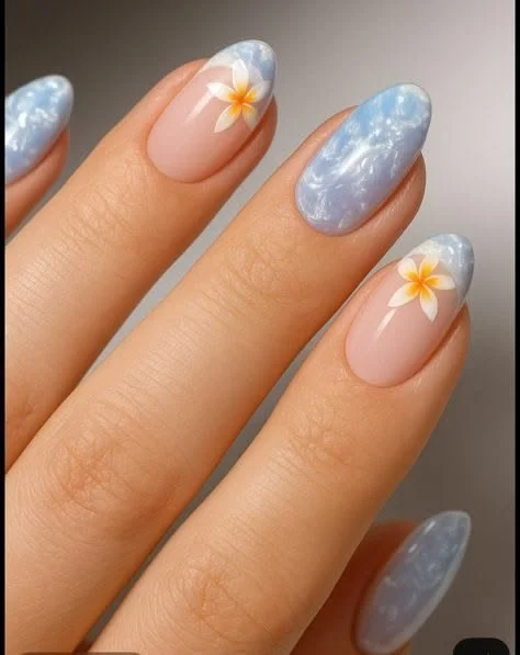 Vibrant summer nail designs showcasing colorful nail art and trendy styles.
