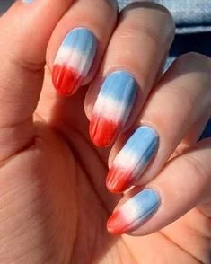 Colorful 4th of July nail art designs with stars and stripes
