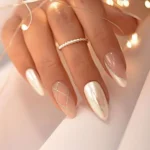 A collection of elegant bridal nails designs for every wedding style.
