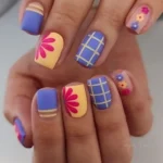 Adorable back to school nails showcasing fun designs and vibrant colors