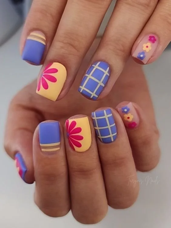 Adorable back to school nails showcasing fun designs and vibrant colors