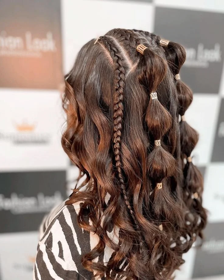 Back to school hairstyles with Dutch and bubble braids for easy styling ideas.