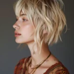 Chic short hairstyles with bangs for moms on the go in 2024