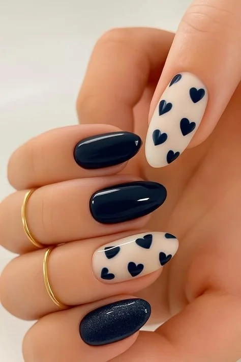 Cozy and chic winter nail designs showcased for 2025 inspiration.