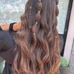 Cute festival hairstyles featuring boho glam braids and styles for long hair.