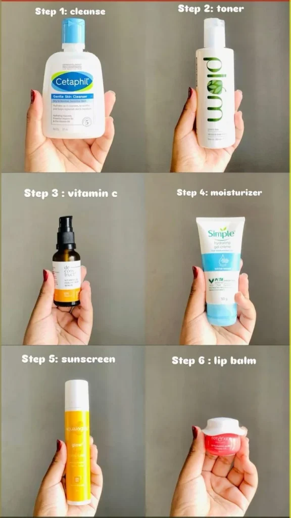 Morning skin care routine tips for busy moms at home