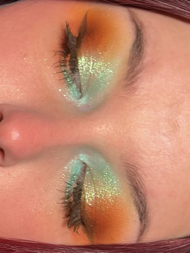 Chic green eyeshadow looks for brown eyes, perfect for moms.