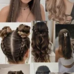 Summer hairstyles for long hair suitable for busy moms.