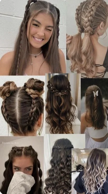 Summer hairstyles for long hair suitable for busy moms.