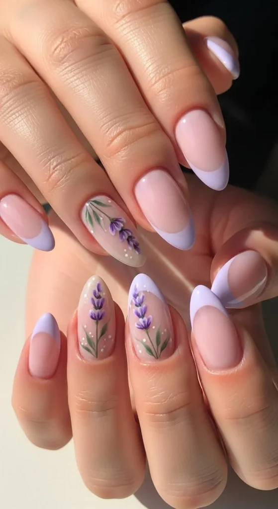 Lavender Dream French Tips for peaceful sleep and refreshing mornings.