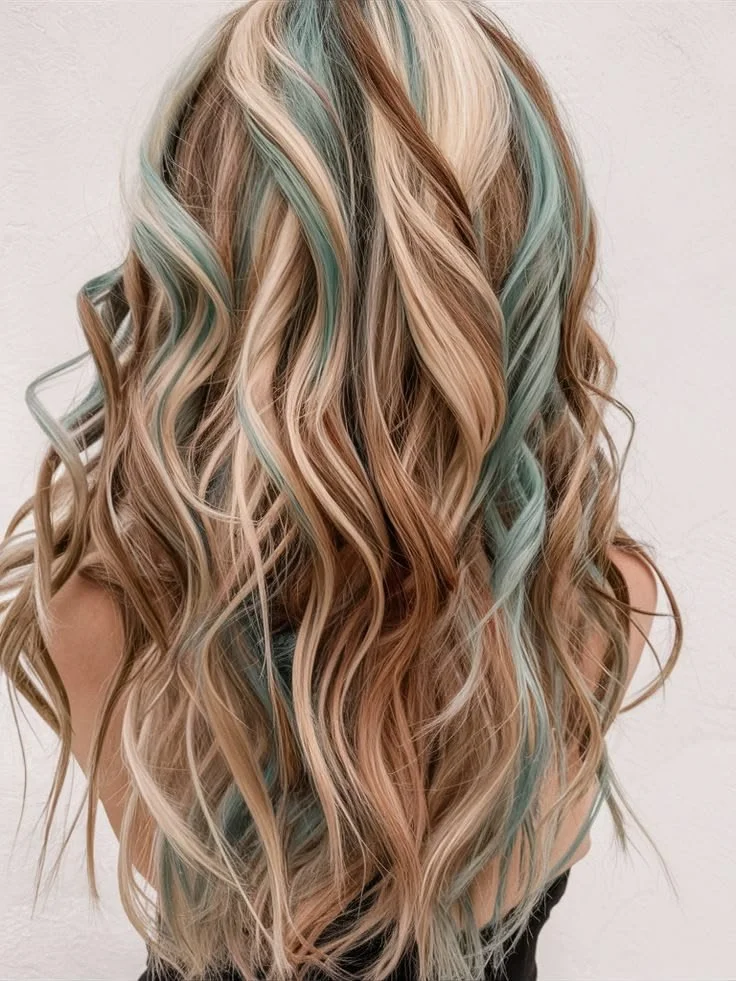 Halloween hair accessories for moms with blonde, brown, or blue hair.