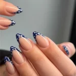 Adorable pink and blue nail designs for moms suitable for all occasions.