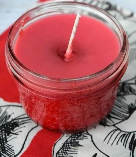 Homemade cinnamon candles for a cozy and inviting atmosphere.