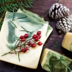 Cozy Winter Spice Pine Soap for soft skin during cold weather