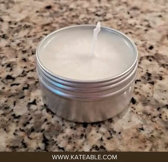 DIY candle making materials and finished candles for beginners