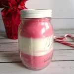 DIY Candy Cane Peppermint Candles for a cozy holiday atmosphere