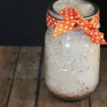Homemade DIY cinnamon candle with rich, fragrant aroma for cozy ambiance