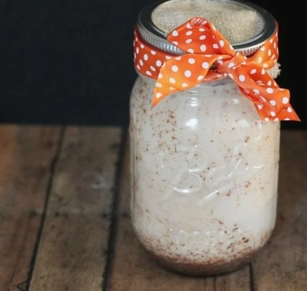 Homemade DIY cinnamon candle with rich, fragrant aroma for cozy ambiance