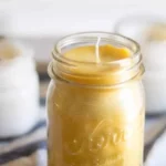 Homemade honey vanilla beeswax candles for cozy family gatherings