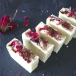 Homemade rose soap bars for soft skin and a natural glow